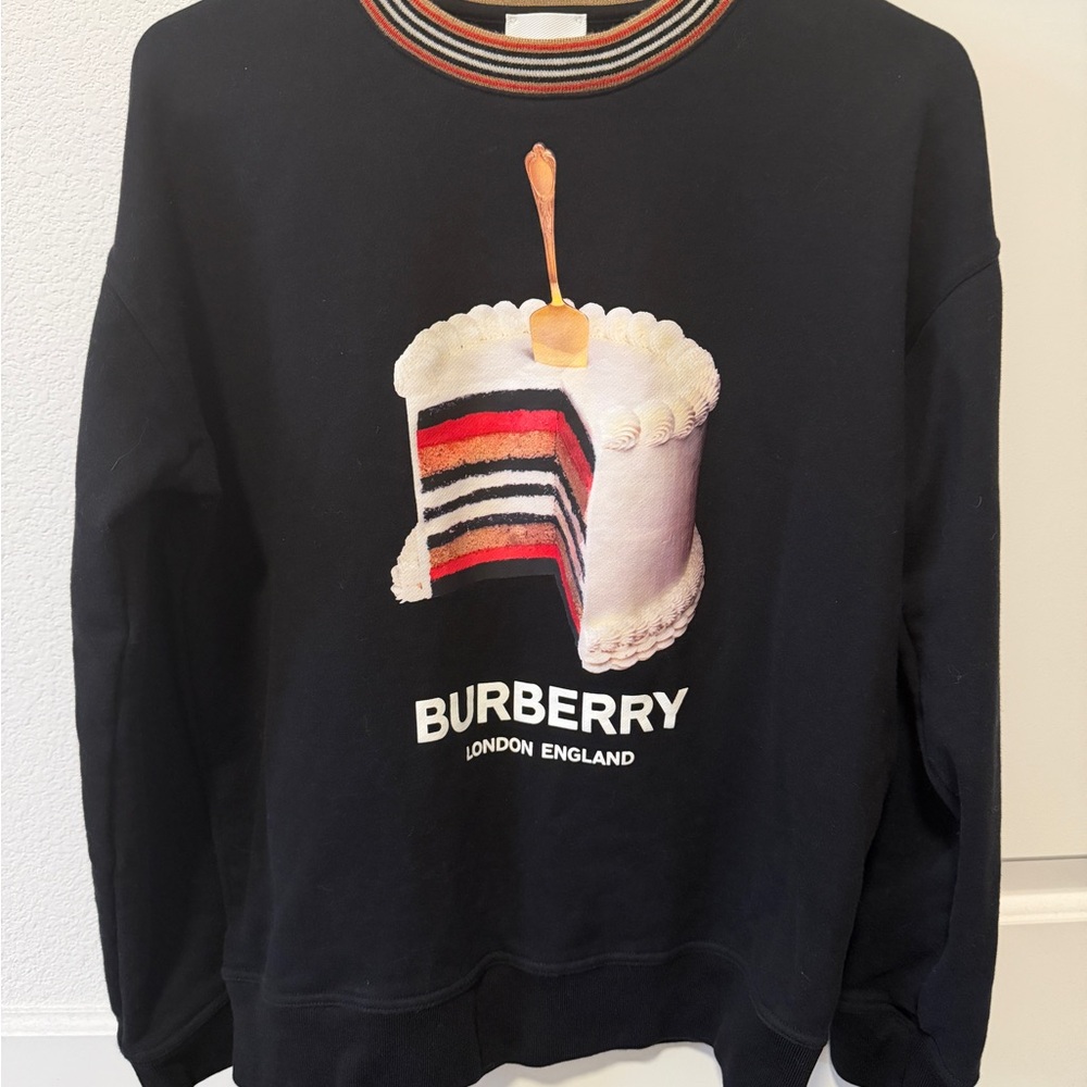 Burberry Cake Print Cotton Sweatshirt kids Size 14Y